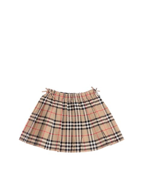 burberry pleated skirt|Burberry pleated girls skirts.